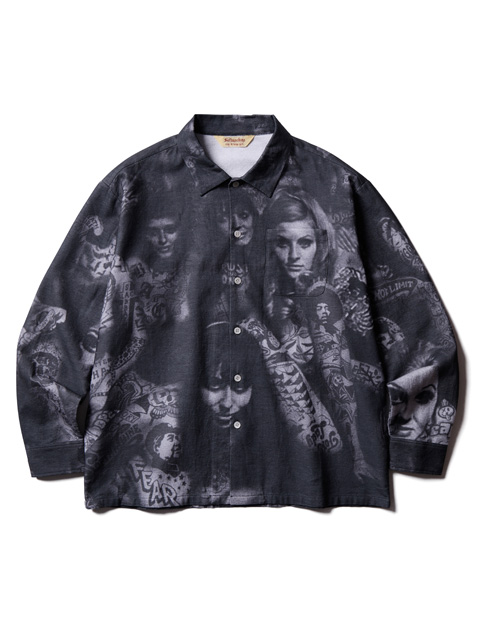 SOFTMACHINE　　「LADY LAND SHIRTS」　オープンカラー フランネルシャツ