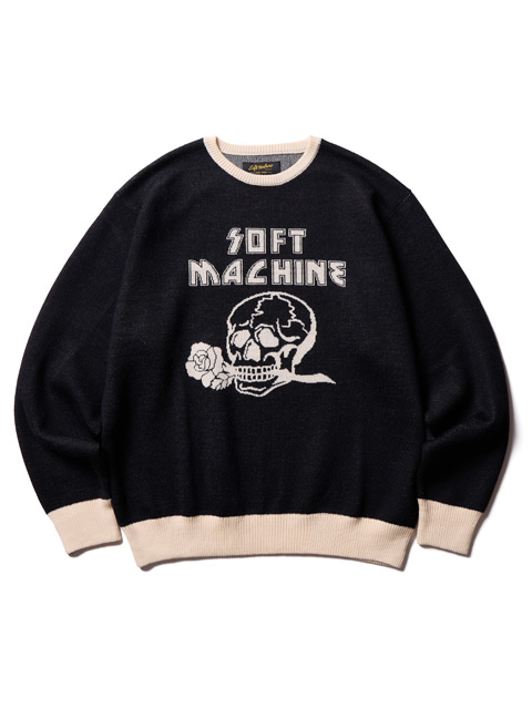 SOFTMACHINE 「RECALL SWEATER」 クルーネック ジャガードニットセーター
