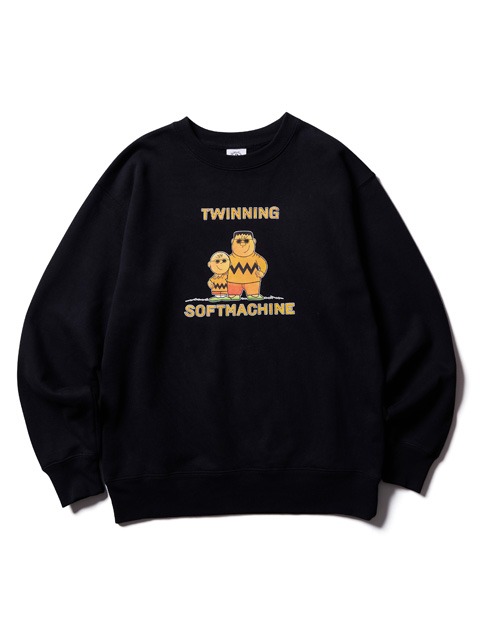 SOFTMACHINE 「TWINNING SWEAT」 クルーネックスウェット