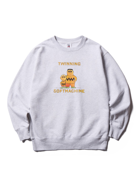 SOFTMACHINE 「TWINNING SWEAT」 クルーネックスウェット