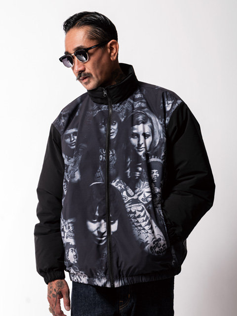 SOFTMACHINE 「LADY LAND JK」 スタンドカラー パデッドジャケット