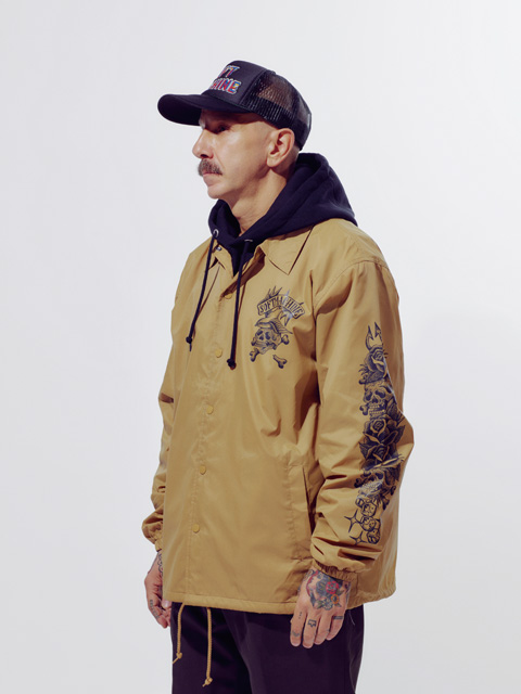 SOFTMACHINE 「TOTEM SKULLS JK」 ナイロンコーチジャケット