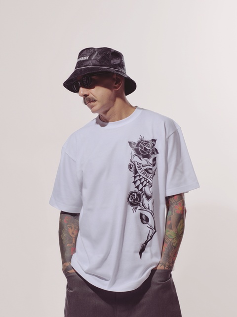 志雄 MAQIA ライリベ Tシャツ バケットハット セット SOFTMACHINE 「BLACK SEA HAT」 バケットハット