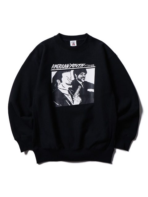 SOFTMACHINE　　「HUSH HUSH SWEAT」　クルーネックスウェット