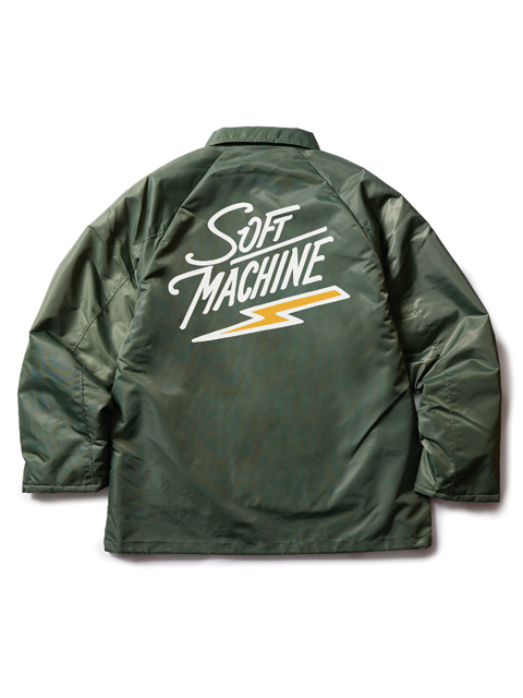 SOFTMACHINE　　「LIGHTNING LOGO JK」　ナイロン ボアコーチジャケット