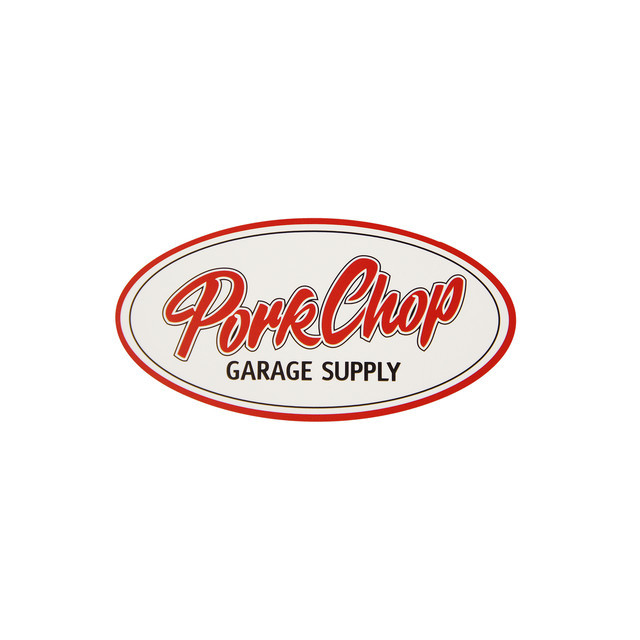PORKCHOP GARAGE SUPPLY　　　「PORKCHOP OVAL STICKER 〈SMALL〉」 　ステッカー
