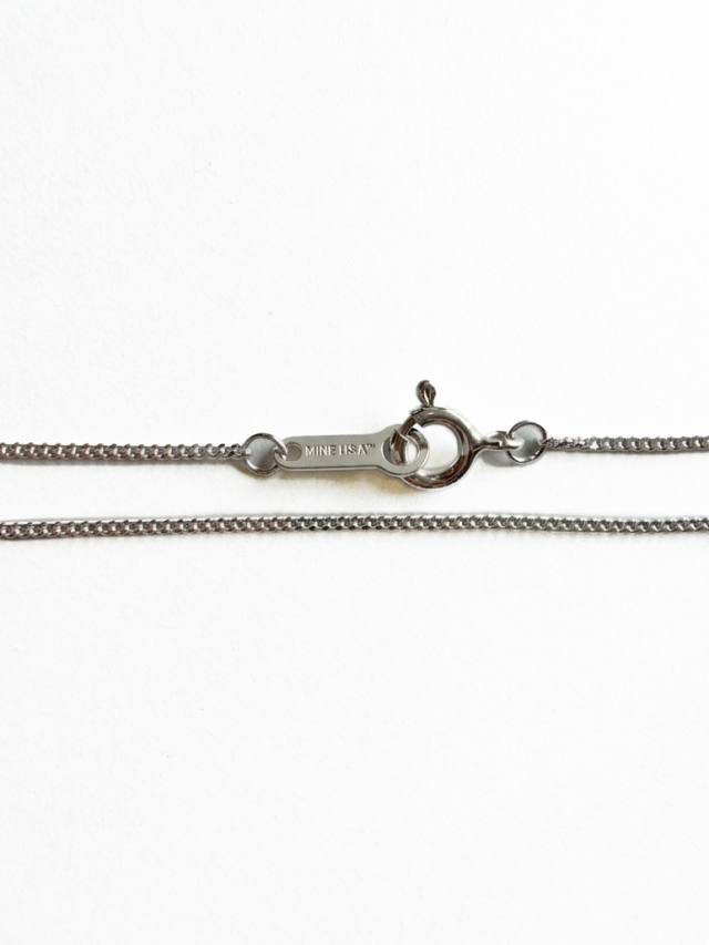 mine チェーンネックレス MINE 「Curb Chain Silver925」 SILVER925製チェーンネックレス