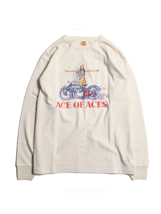 TROPHY CLOTHING 「Ace of Aces OD L/S Tee」 プリント ロング