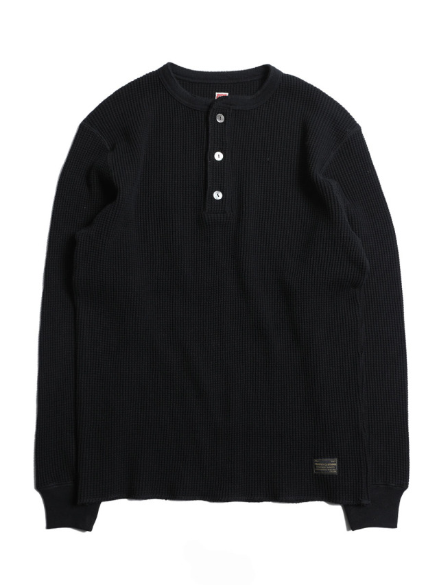TROPHY CLOTHING 「Heavy Waffle Mil Henley L/STee」 ヘビーワッフル