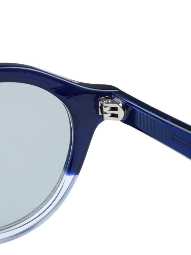 OWN 「#21 BLUE × CLEAR / LIGHT SMOKE」 ボストンタイプグラッシーズ