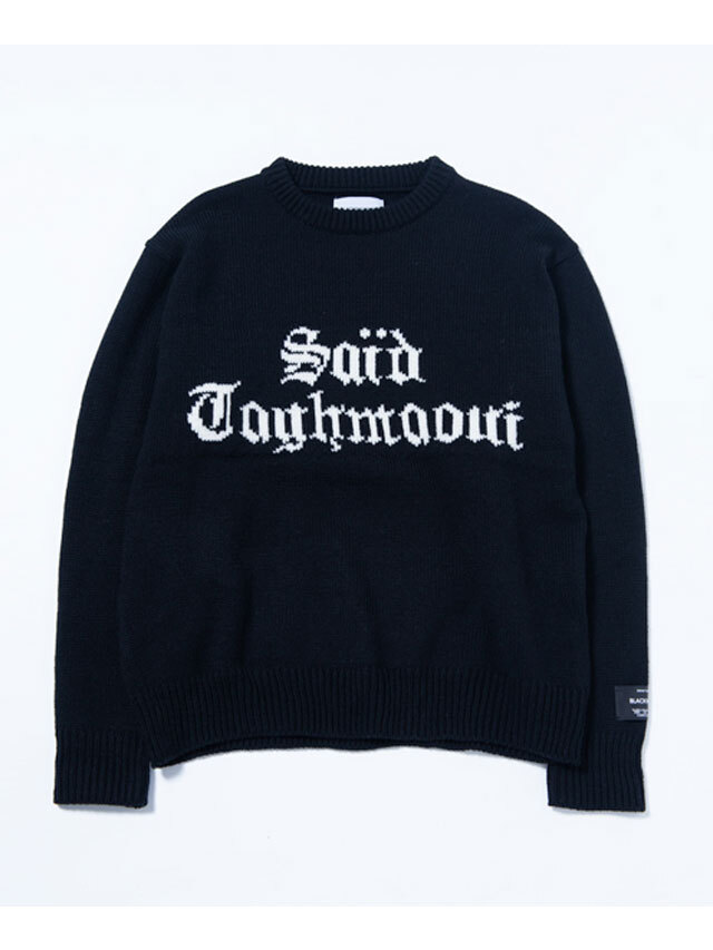 Black Weirdos 「Jacquard Letter Sweater」 ニットセーター MASH UP マッシュアップ Black Weirdos 「Jacquard Letter Sweater」 ニットセーター MASH UP マッシュアップ