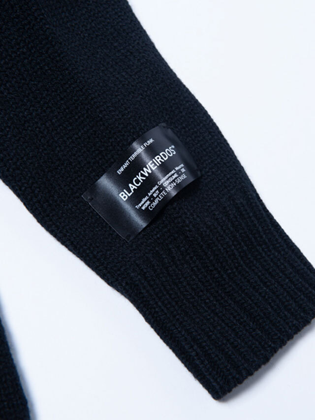 Black Weirdos 「Jacquard Letter Sweater」 ニットセーター MASH UP マッシュアップ Black Weirdos 「Jacquard Letter Sweater」 ニットセーター MASH UP マッシュアップ