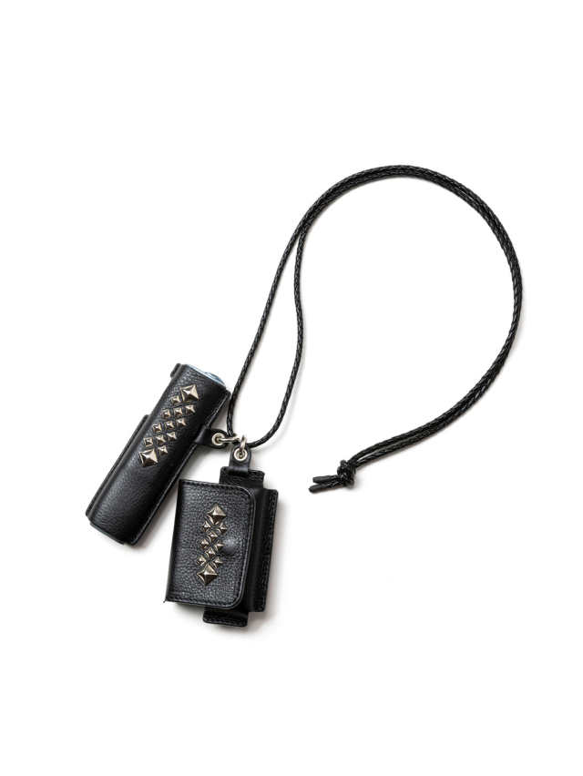 CALEE 　「STUDS LEATHER IQOS & HEAT STICK CASE」　アイコス&ヒートスティックケース