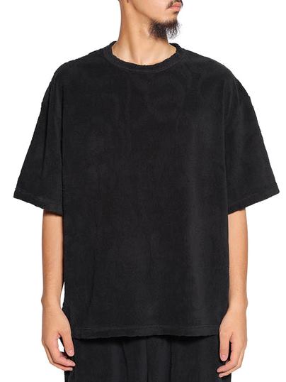 トップス CALEE snake pattern drop shoulder CALEE 「SNAKE PATTERN JACQUARD PILE CS」 パイルジャガード