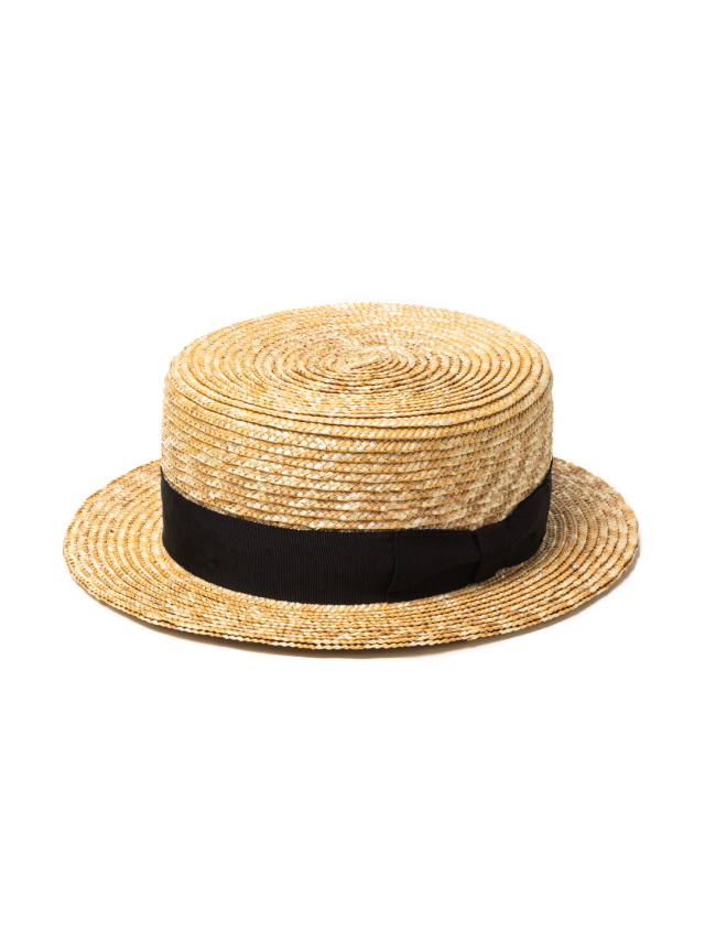 CALEE サマーハット CALEE 「STRAW BOATER HAT 」 ストローボーターハット