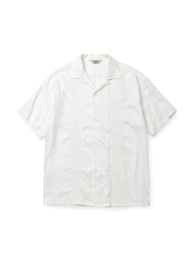 CALEE 「VINTAGE TYPE GUAYABERA SH」 レーヨンキューバシャツ