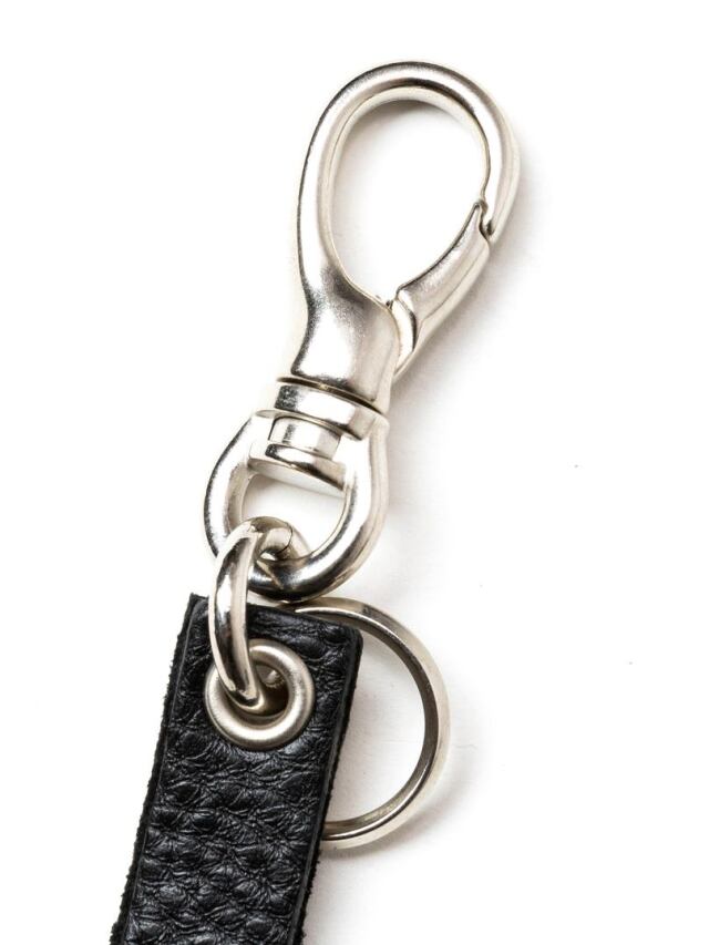 CALEE STUDS & KNITTING LEATHER キーリング STUDS & KNITTING LEATHER SHORT KEY RING ＜TYPE A＞ – CALEE