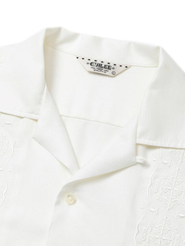 CALEE 「VINTAGE TYPE GUAYABERA SH」 レーヨンキューバシャツ