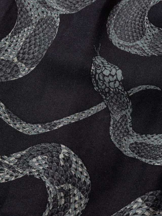 パンツ 046040 CALEE ALLOVER SNAKE PATTERN EASY CALEE R/P ALLOVER SNAKE PATTERN EASY TROUSERS ＜LIMITED＞ CL