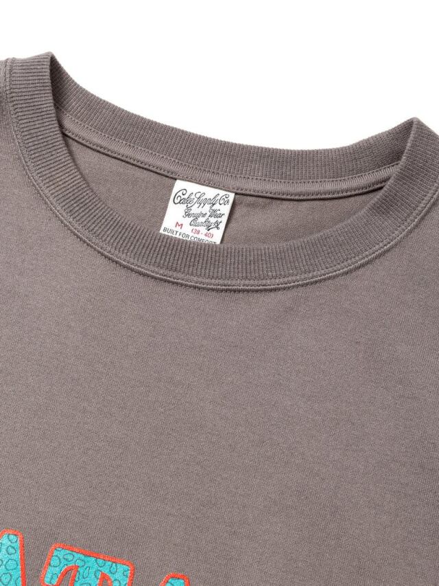 CALEE 「B.L LOGO DROP S/S TEE」 ドロップショルダープリントティーシャツ