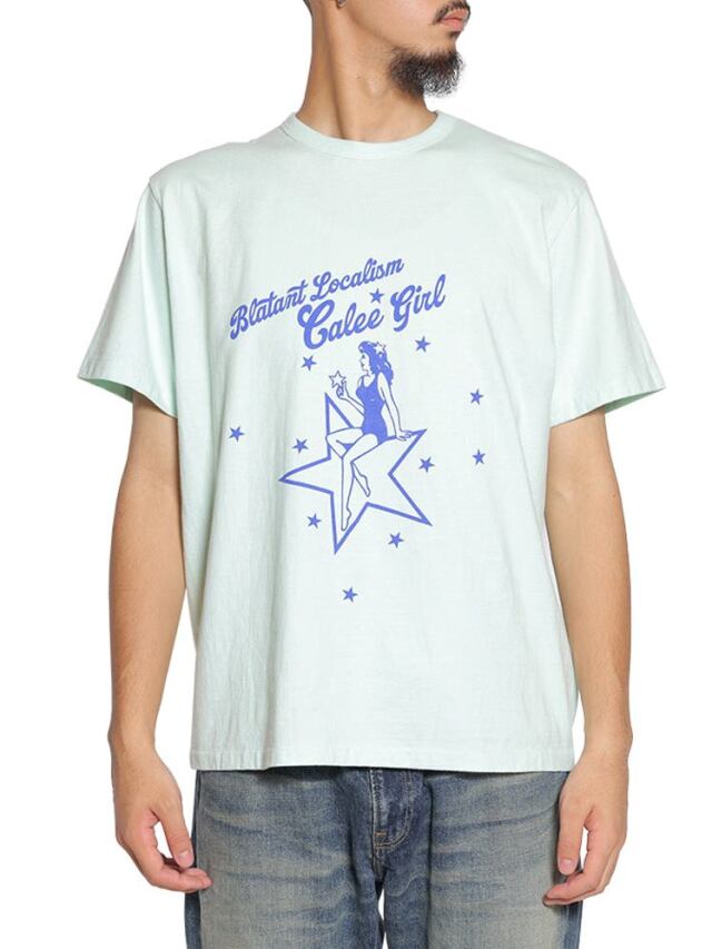 caleeシャツ CALEE(キャリー) Tシャツ Drop shoulder logo embroidery t