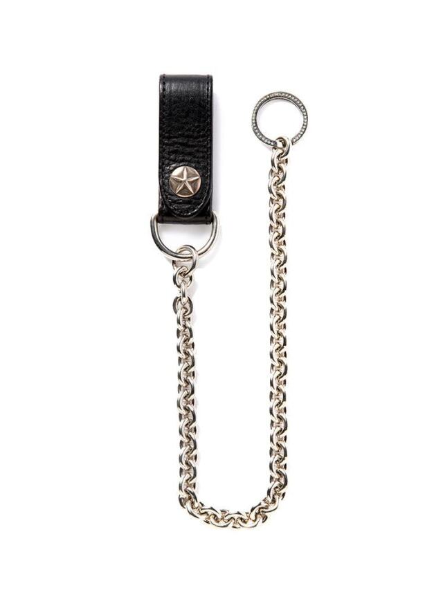 CALEE 　「SILVER STAR CONCHO LEATHER WALLET CHAIN」　レザーウォレットチェーン