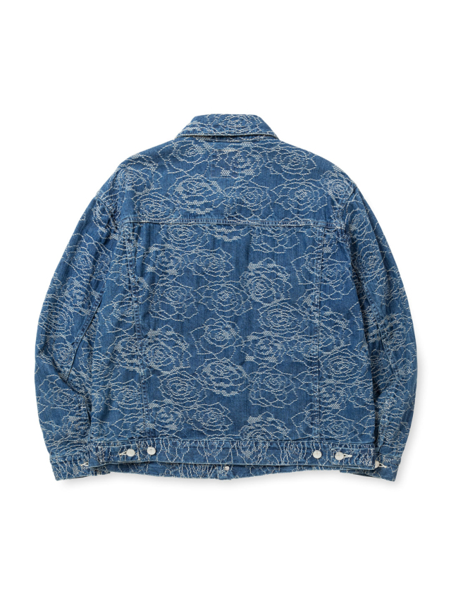 CALEE 「ROSE PATTERN JACQUARD 3RD TYPE DENIM JACKET」 3rdタイプ