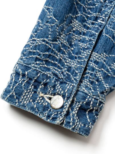 CALEE 「ROSE PATTERN JACQUARD 3RD TYPE DENIM JACKET」 3rdタイプ