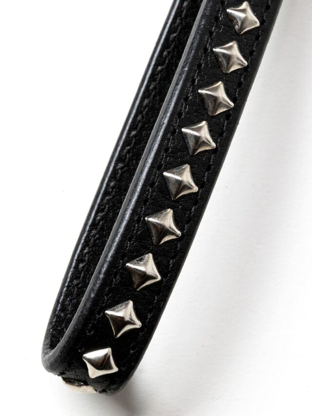 CALEE 「STUDS LEATHER NECK STRAP 」 レザーネックストラップ