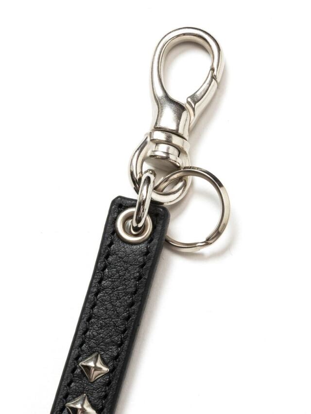 CALEE 「STUDS LEATHER LONG KEY RING」 スタッズレザーキーリング