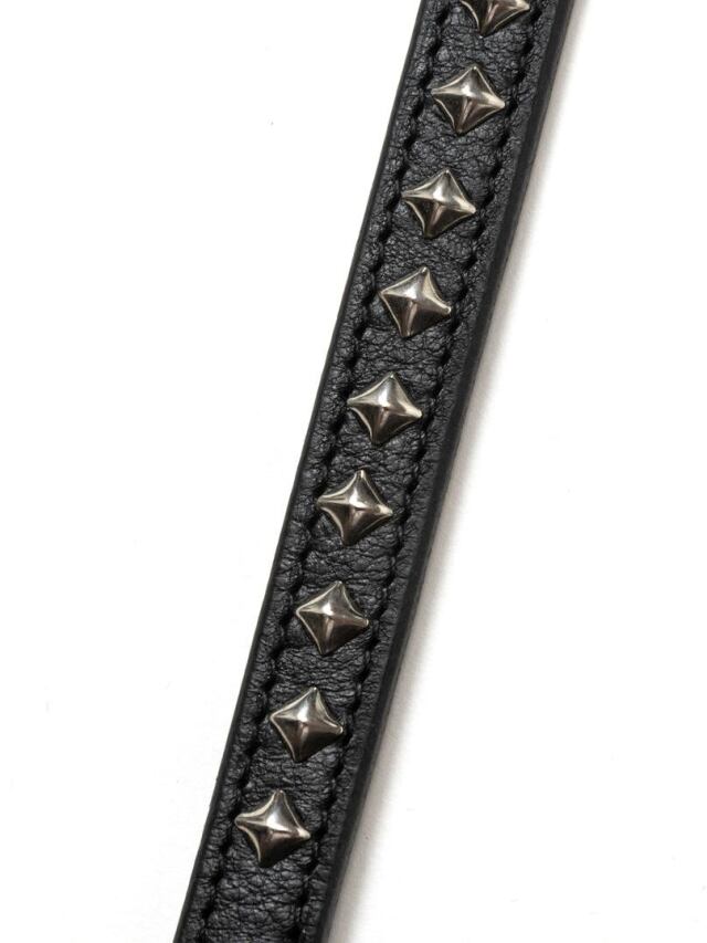 CALEE LEATHER KEYRING レザー キーリングスタッズ CALEE 「STUDS LEATHER LONG KEY RING」 スタッズレザーキーリング