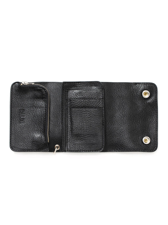 CALEE／レザーハーフウォレット