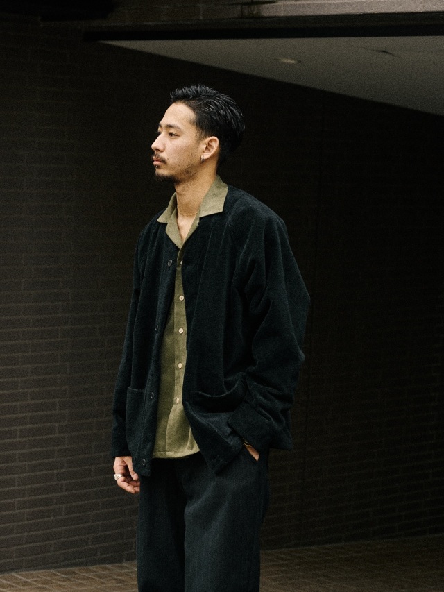 CALEE 「CT FLEECE BOA NO COLLAR JACKET」 ボアジャケット