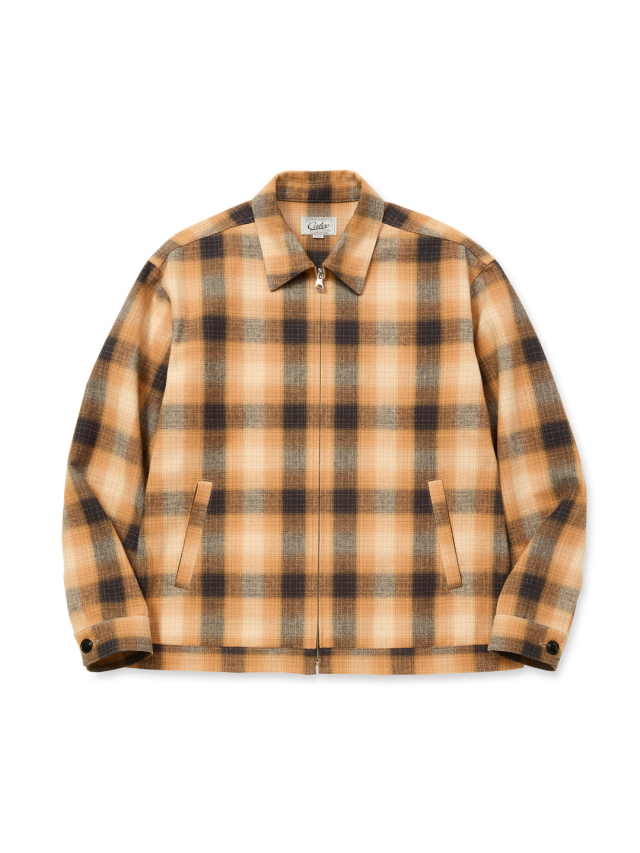 CALEE 「OMBRE CHECK SWINGTOP」 オンブレーチェックスウィング