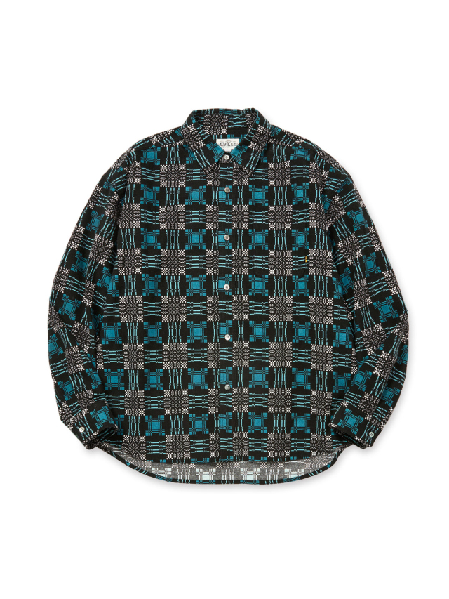 CALEE 「PRINT NEL L/S SH」 フランネルチェックシャツ