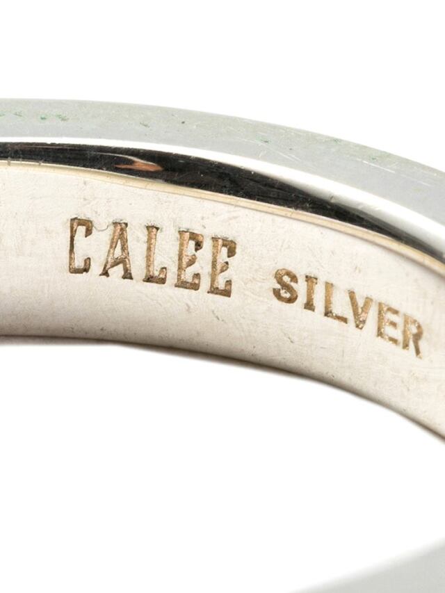 CALEE 「STUDS SILVER NARROW RING」 SILVER 925製 リング