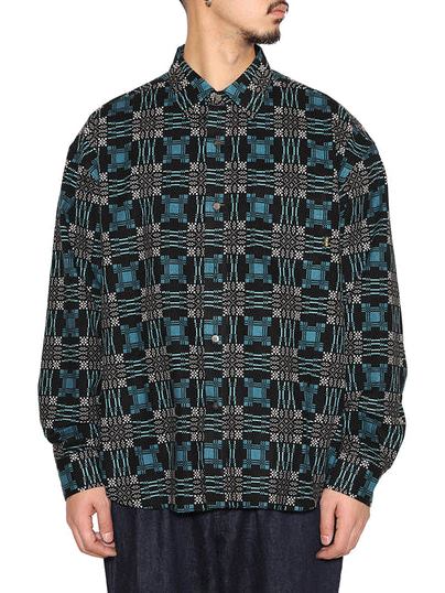 CALEE 「PRINT NEL L/S SH」 フランネルチェックシャツ