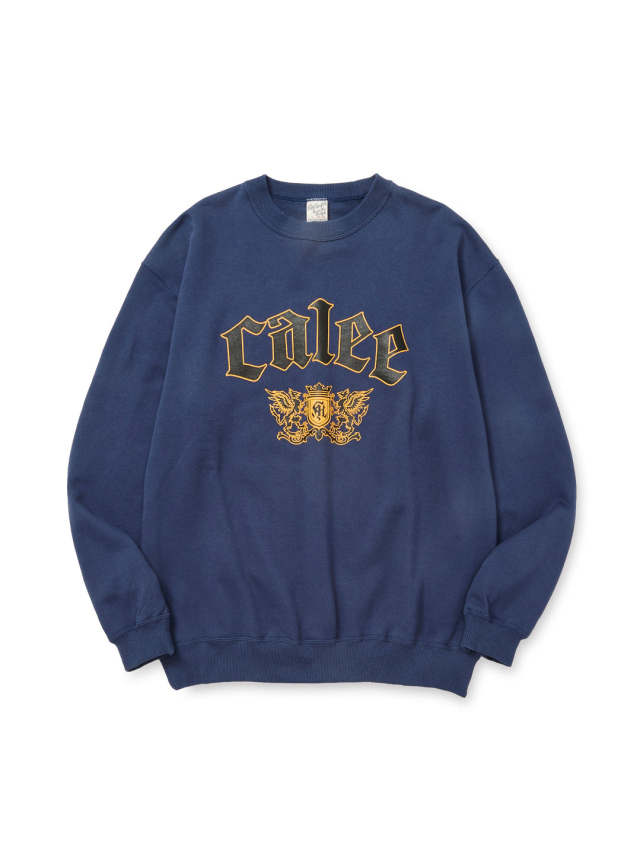 CALEE 「EMBLEM LOGO CREW NECK SW」 クルーネックスウェット