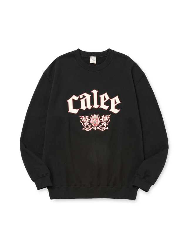 CALEE 「EMBLEM LOGO CREW NECK SW」 クルーネックスウェット
