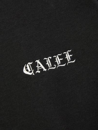 CALEE 「VINTAGE TYPE EMBROIDERY L/S TEE」 ドロップショルダーロング
