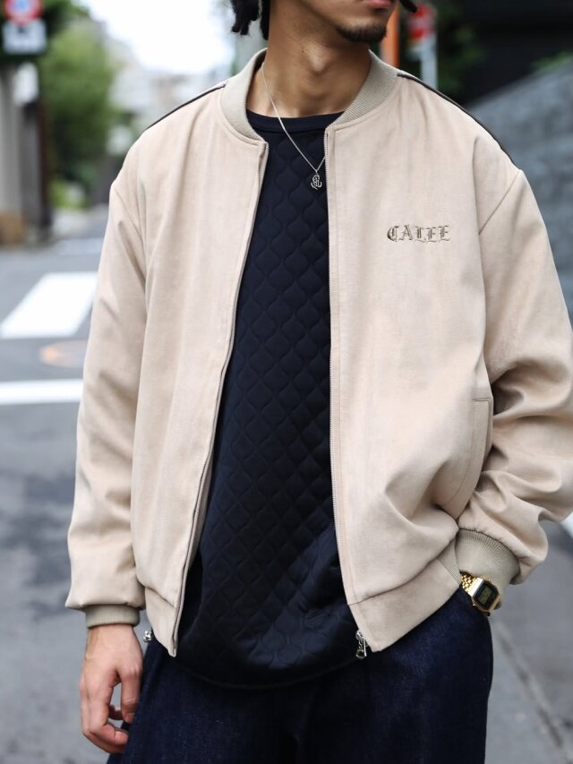 CALEE 「FAUX SUEDE RIB JACKET」 フェイクスウェードリブジャケット