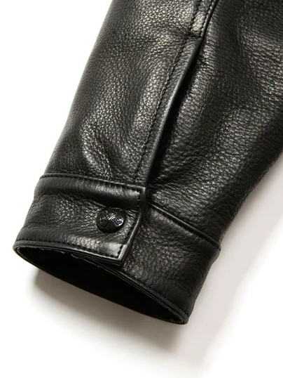 CALEE 「LEATHER SWINGTOP ＜WITH PYTHON LEATHER＞」 レザー