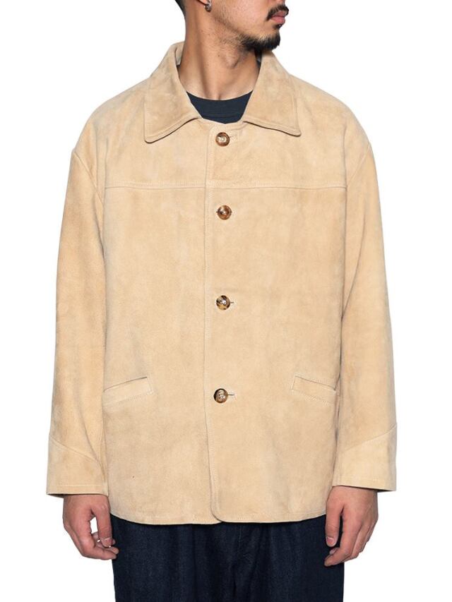 CALEE 「GOAT LEATHER CAR COAT ＜EXCLUSIVE＞」 レザーカーコート