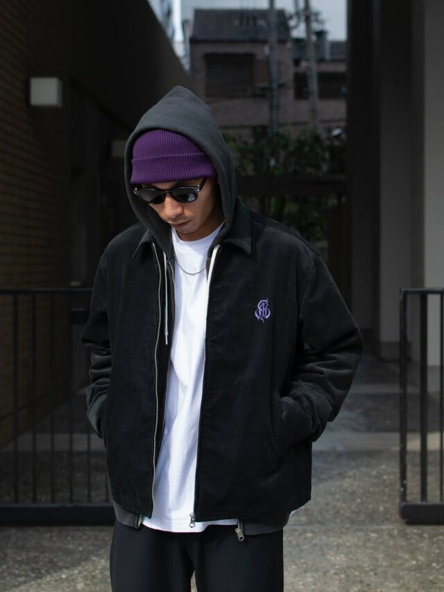 CALEE 「CAL NT LOGO CORDUROY SWINGTOP」 コーデュロイスウィングトップ
