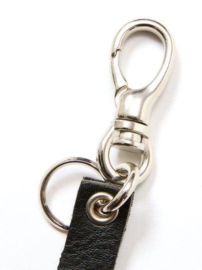 CALEE 「STUDS LEATHER SHORT KEY RING」 スタッズレザーキーリング