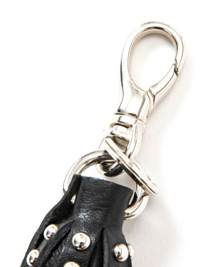 CALEE 「STUDS LEATHER TASSEL KEY RING」 スタッズレザーキーリング
