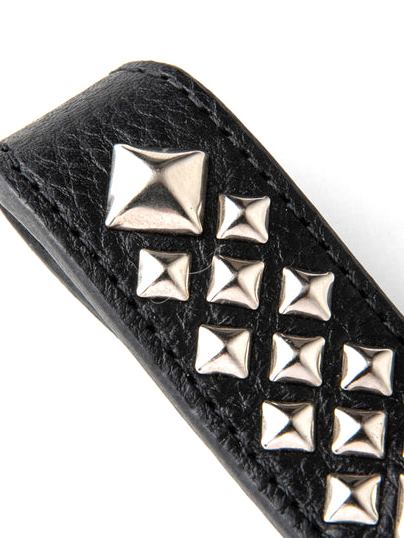 CALEE 「STUDS LEATHER SNAP KEY RING」 スタッズレザーキーリング