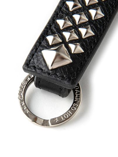 CALEE 「STUDS LEATHER SNAP KEY RING」 スタッズレザーキーリング