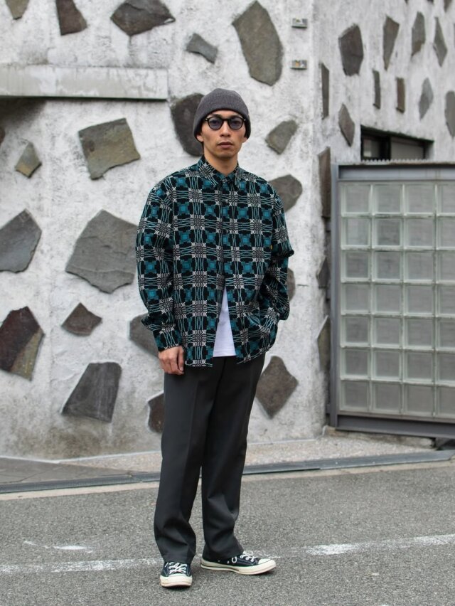 ★*★様 calee ネルシャツ CALEE 「PRINT NEL L/S SH」 フランネルチェックシャツ