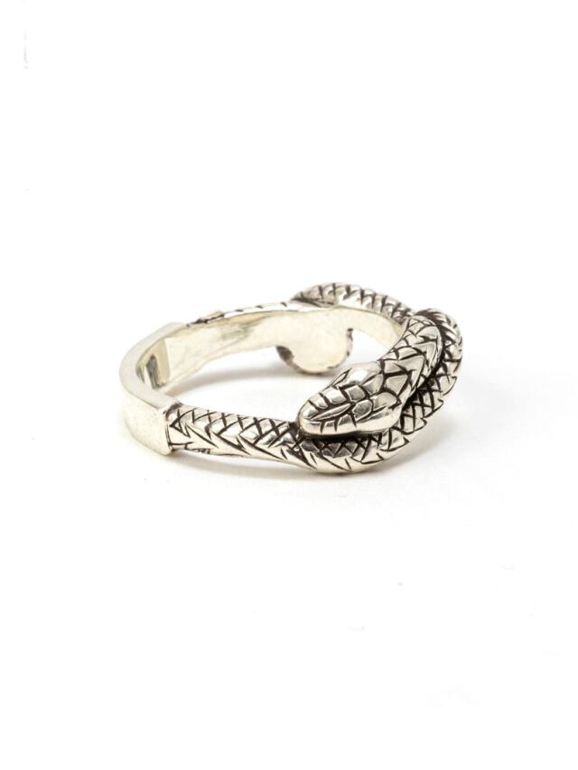 CALEE × D.O.D 「SILVER SNAKE NARROW RING ＜EXCLUSIVE＞」 SILVER